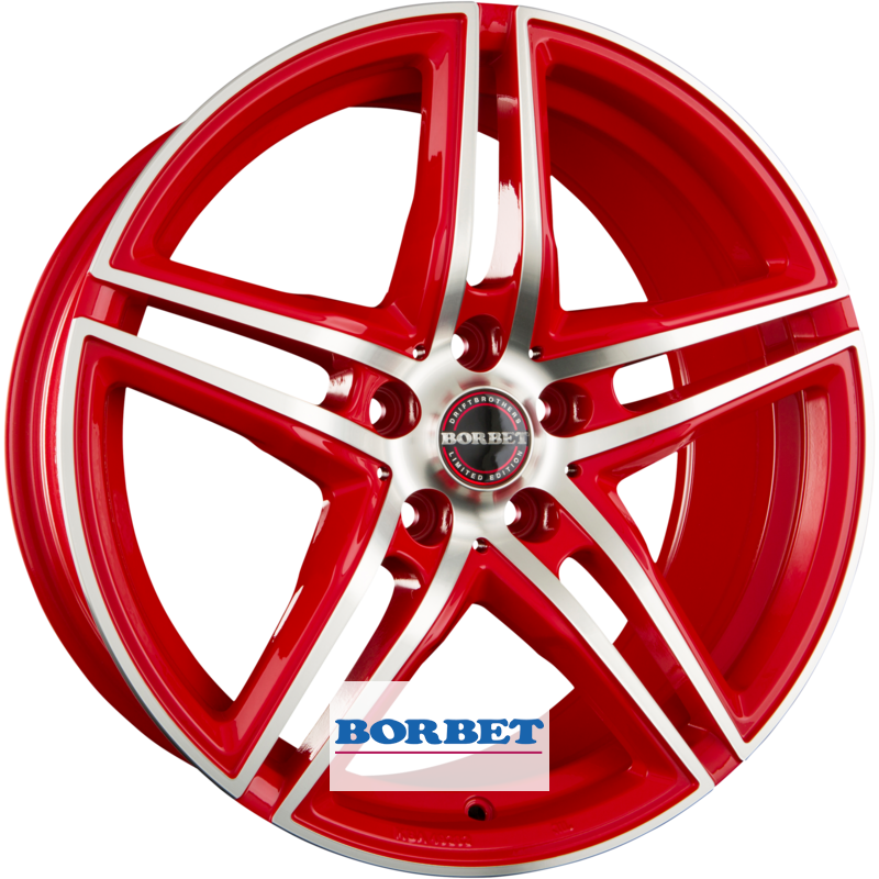 BORBET XRT racetrack red polished