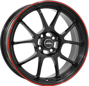 INTER ACTION PHOENIX Gloss Black / Red