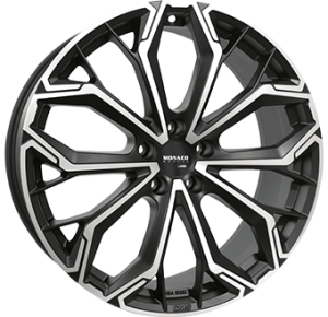 MONACO WHEELS GPC17 Dull Black / Polished MONACO WHEELS GPC17 Dull Black / Polished