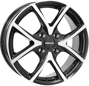 MONACO WHEELS 2 CL2 Gloss Black / Polished MONACO WHEELS 2 CL2 Gloss Black / Polished