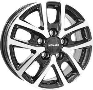 MONACO WHEELS CL2T Gloss Black / Polished MONACO WHEELS CL2T Gloss Black / Polished