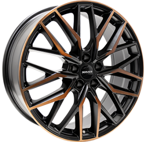MONACO WHEELS GPX Racing Black / Copper MONACO WHEELS GPX Racing Black / Copper