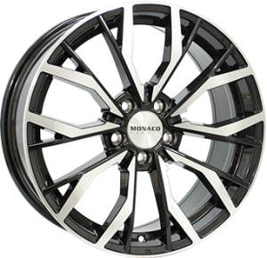 MONACO WHEELS GP5 Gloss Black / Polished MONACO WHEELS GP5 Gloss Black / Polished
